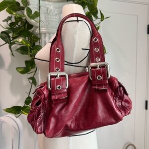 Vintage Francesco Biasia butter leather shoulder bag ❤️